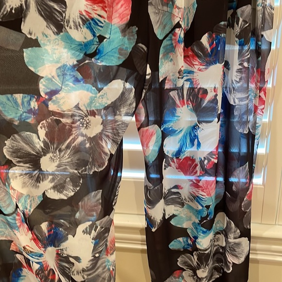 Sheer long wide pants, with shorts underneath built in - Bebe size L - Picture 4 of 4